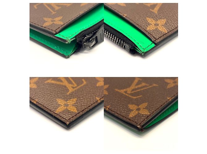 Monedero Louis Vuitton Monogram Macassar Verde Monograma - vista 3