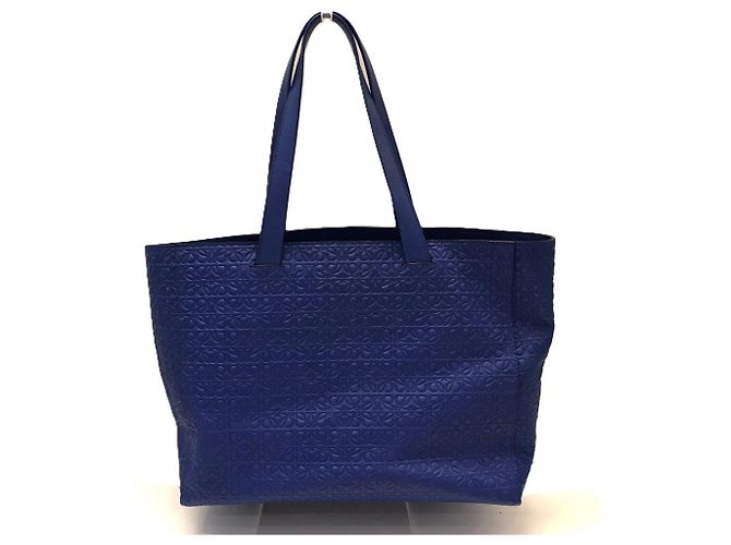 Loewe Blauer Leder Shopper Tote - Ansicht 2
