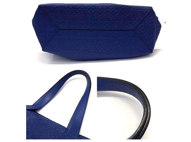 Loewe Blauer Leder Shopper Tote - Ansicht 3