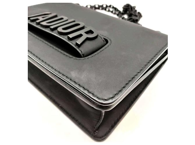 Borsa a spalla Ja Chain Christian Dior in pelle nera Nero - vista 4