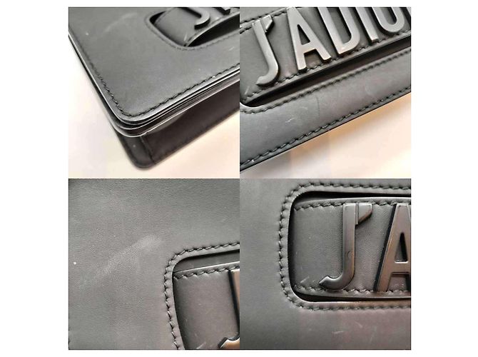 Borsa a spalla Ja Chain Christian Dior in pelle nera Nero - vista 5