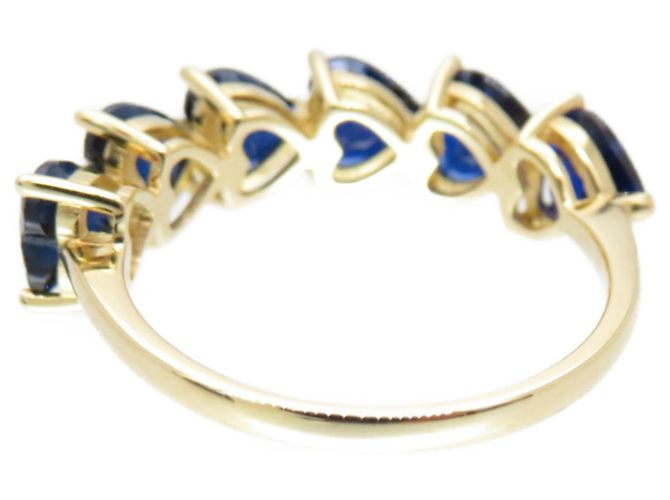 Saphir-Herzbandring Tiffany & Co. Blau Golden - Ansicht 5