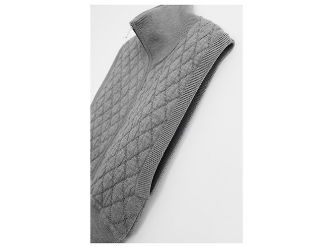 Chaleco sin mangas acolchado Hermès gris - vista 3