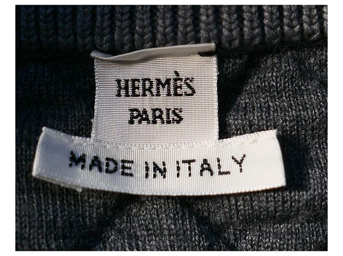 Chaleco sin mangas acolchado Hermès gris - vista 6