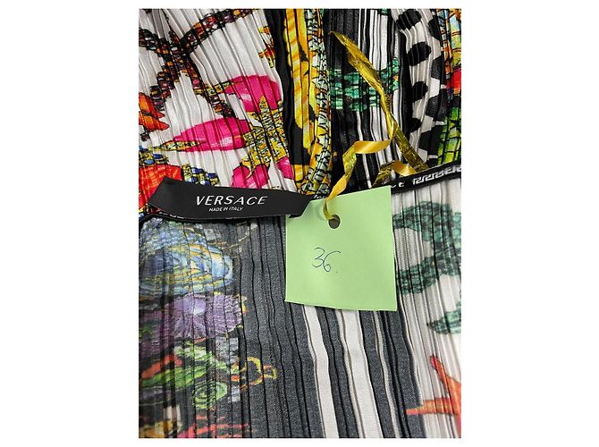Pantalones Plisados Versace "Trésor de la Mer" SS21 Multicolor - vista 5