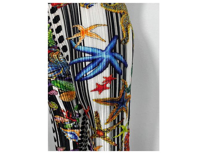 Pantalones Plisados Versace "Trésor de la Mer" SS21 Multicolor - vista 7