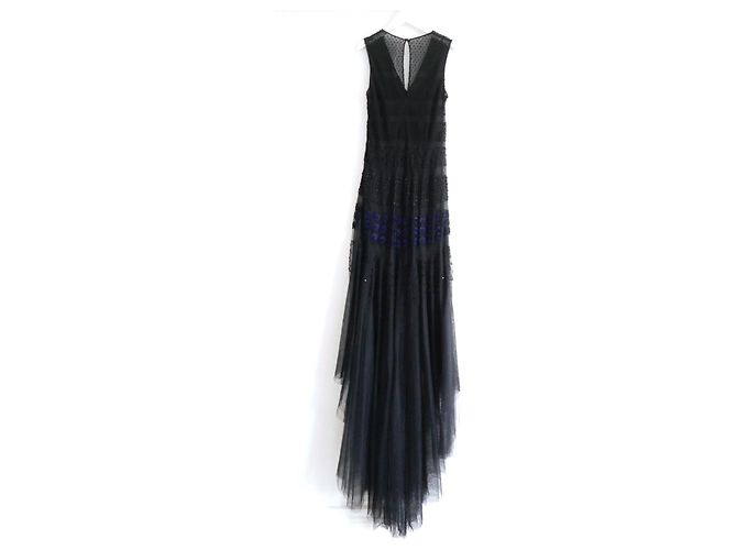 Vestido de Tul Beadado Dior Pre-Otoño 2018 Negro - vista 2