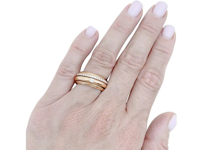 Anello Piaget 'Possession' in oro rosa, diamanti. - vista 6