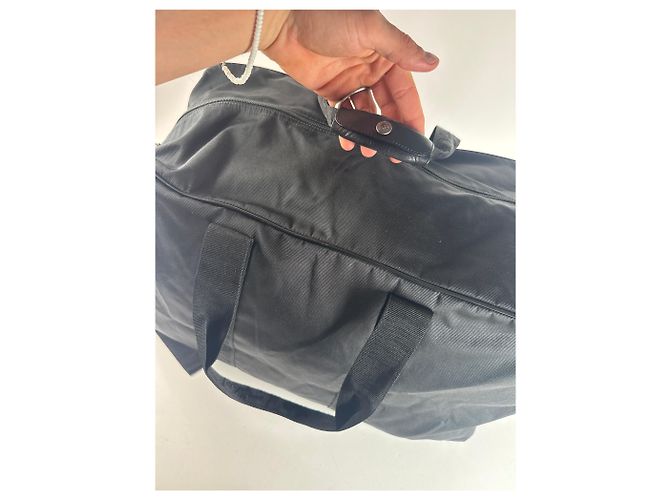 Vintage Fendi Polyester 2Way Reisetasche Schwarz - Ansicht 15