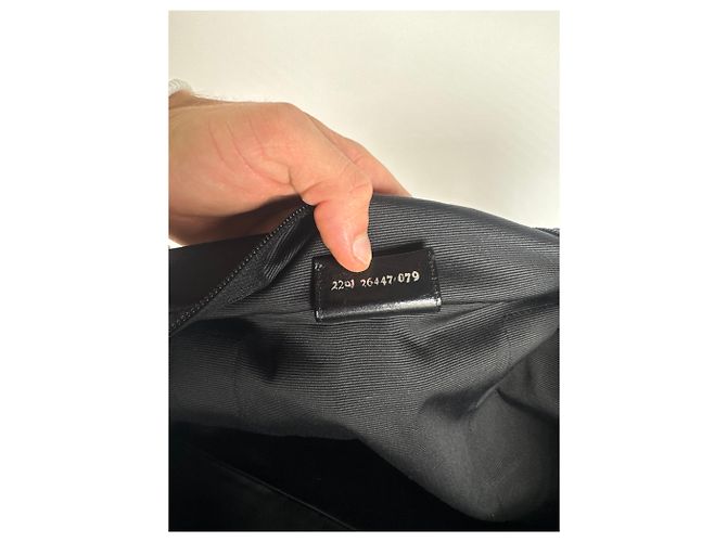 Vintage Fendi Polyester 2Way Reisetasche Schwarz - Ansicht 4