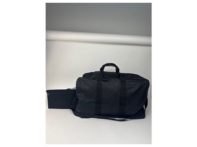 Vintage Fendi Polyester 2Way Reisetasche Schwarz - Ansicht 6