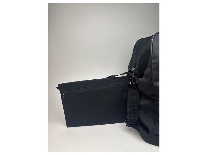 Vintage Fendi Polyester 2Way Reisetasche Schwarz - Ansicht 8