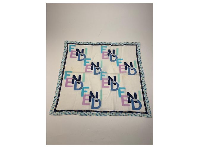 Vintage Fendi Schal Mehrfarbig Mehrfarben - Ansicht 4