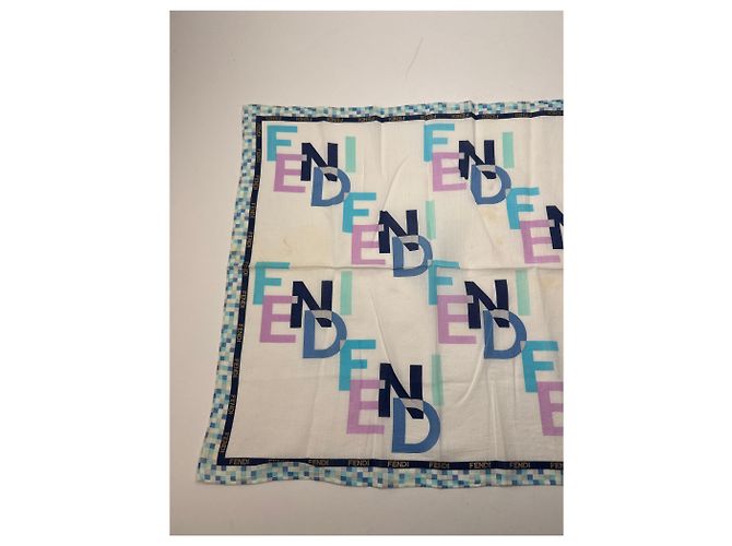Vintage Fendi Schal Mehrfarbig Mehrfarben - Ansicht 6