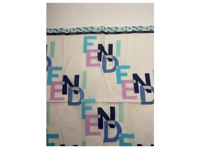 Vintage Fendi Schal Mehrfarbig Mehrfarben - Ansicht 7