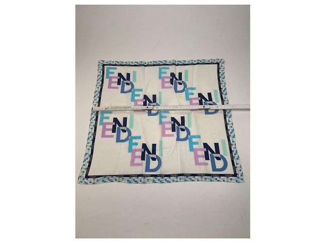 Vintage Fendi Schal Mehrfarbig Mehrfarben - Ansicht 8