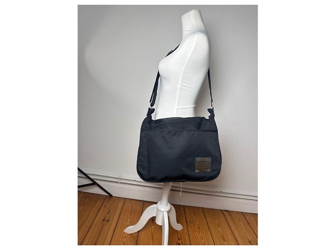 Vintage Fendi 2 Way Polyester Tasche schwarz - Ansicht 13