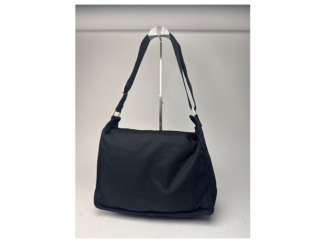 Vintage Fendi 2 Way Polyester Tasche schwarz - Ansicht 2