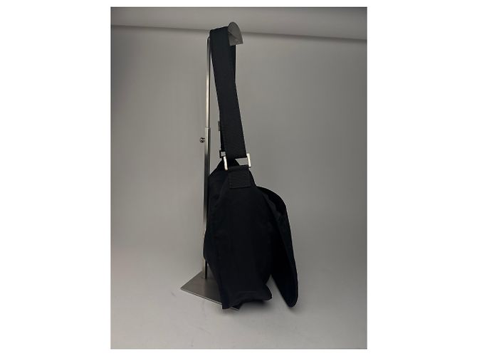 Vintage Fendi 2 Way Polyester Tasche schwarz - Ansicht 6