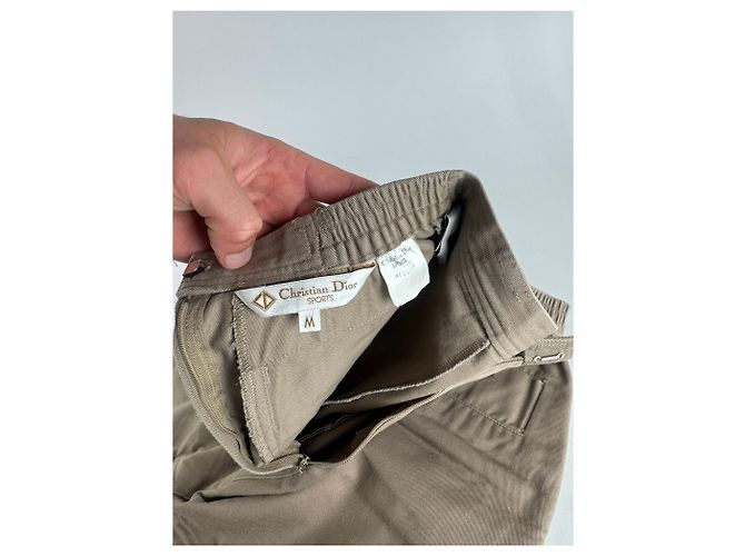 Gonna da golf in lana vintage Dior marrone M - vista 11