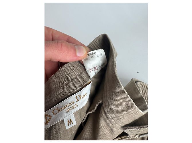 Gonna da golf in lana vintage Dior marrone M - vista 12