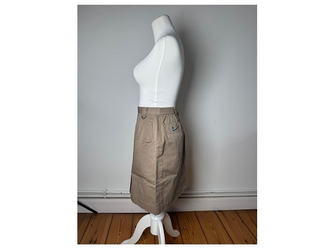 Gonna da golf in lana vintage Dior marrone M - vista 2