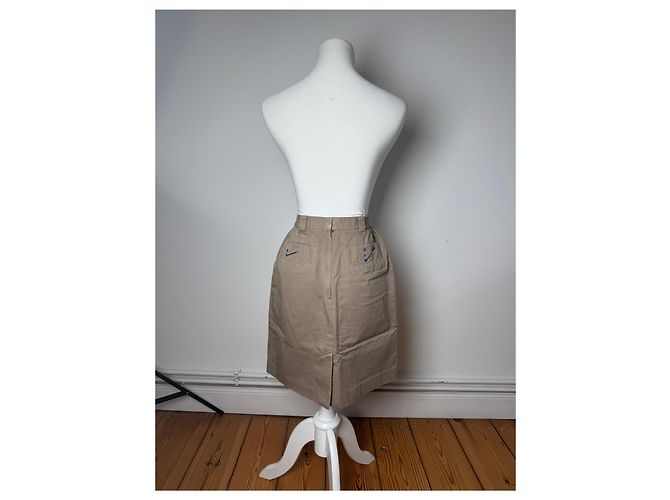 Gonna da golf in lana vintage Dior marrone M - vista 4