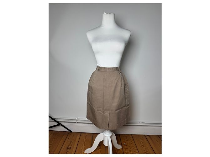 Gonna da golf in lana vintage Dior marrone M - vista 7
