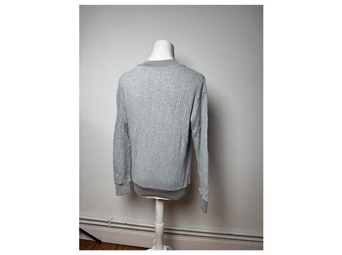 Maglione girocollo vintage Dior grigio M - vista 3