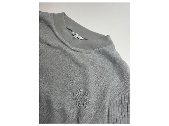 Maglione girocollo vintage Dior grigio M - vista 5