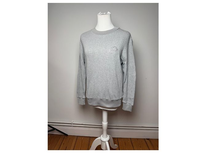 Maglione girocollo vintage Dior grigio M - vista 7