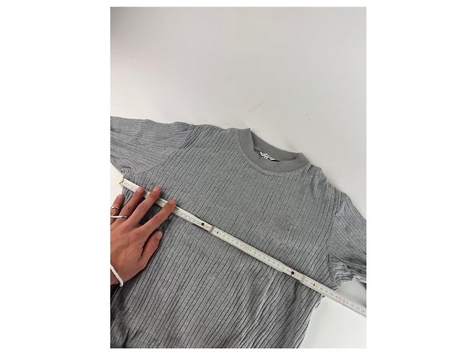 Maglione girocollo vintage Dior grigio M - vista 8