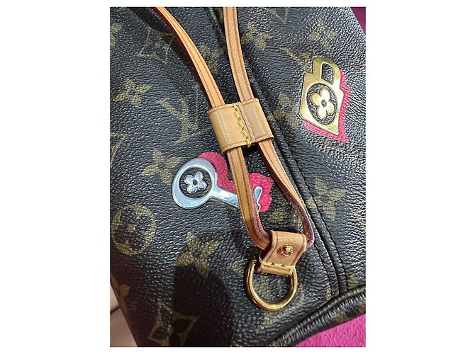 Borsa Louis Vuitton – modello Neverfull MM Marrone - vista 14