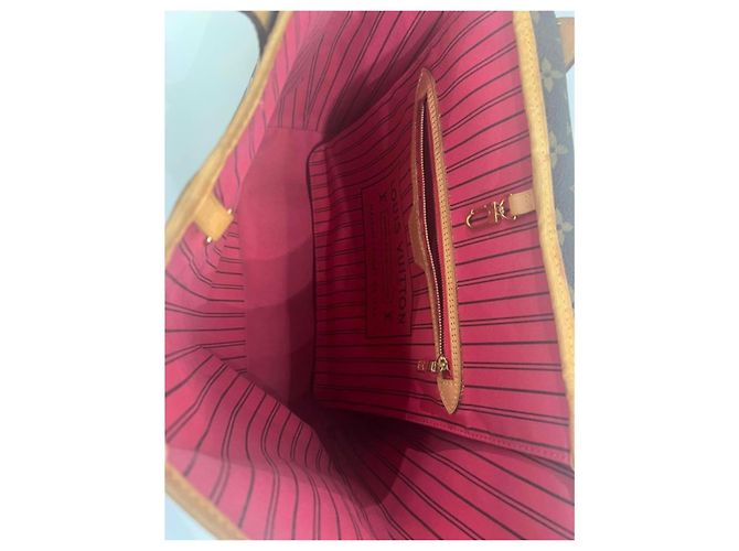 Borsa Louis Vuitton – modello Neverfull MM Marrone - vista 4