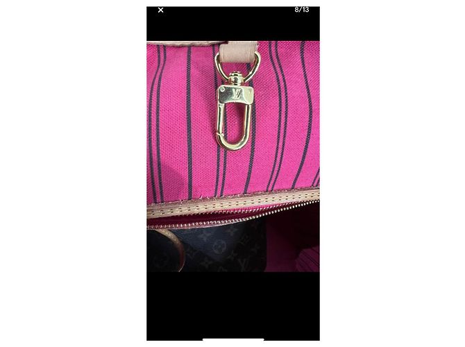 Borsa Louis Vuitton – modello Neverfull MM Marrone - vista 6