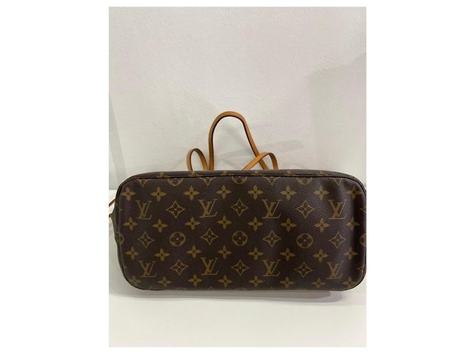 Borsa Louis Vuitton – modello Neverfull MM Marrone - vista 9