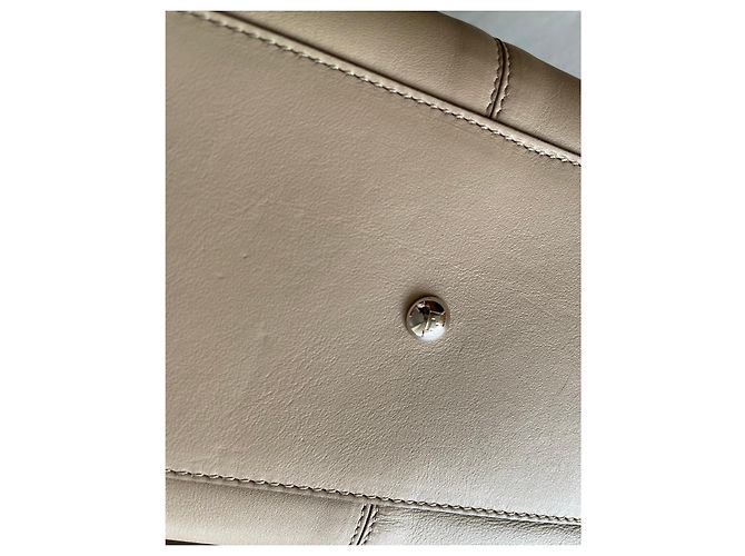 Fendi Peekaboo X-lite Medio Beige con Interno Viola Prugna Marrone scuro - vista 19