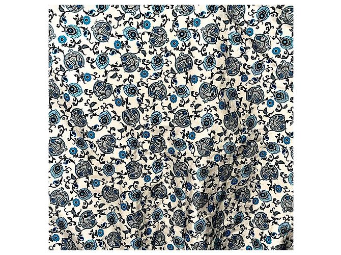 Giacca Gucci Paisley in misto seta blu - vista 4