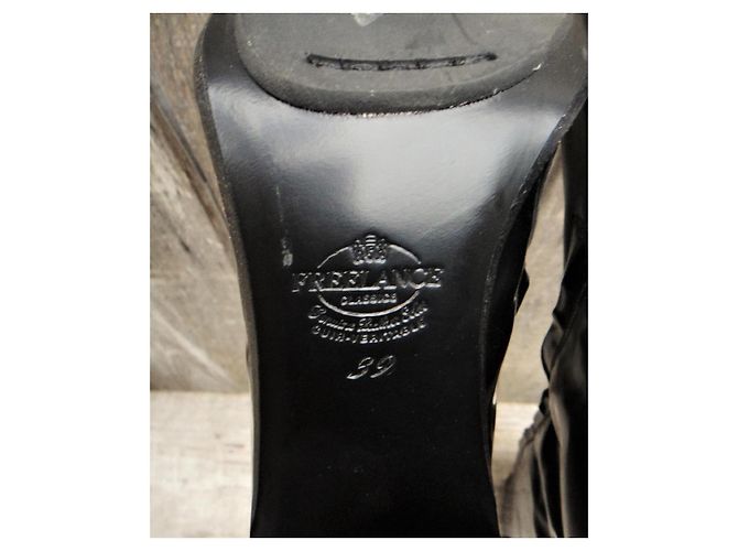 Botas Free Lance de cuero negro - vista 8