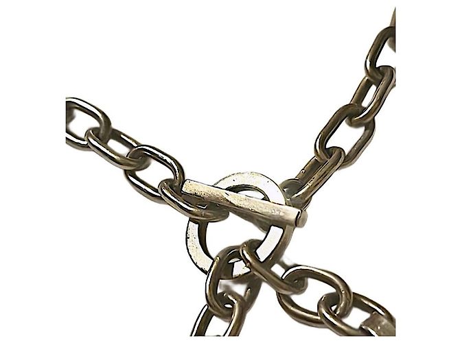 Collana a catena Gucci Tom Ford Ellipse in argento sterling - vista 3