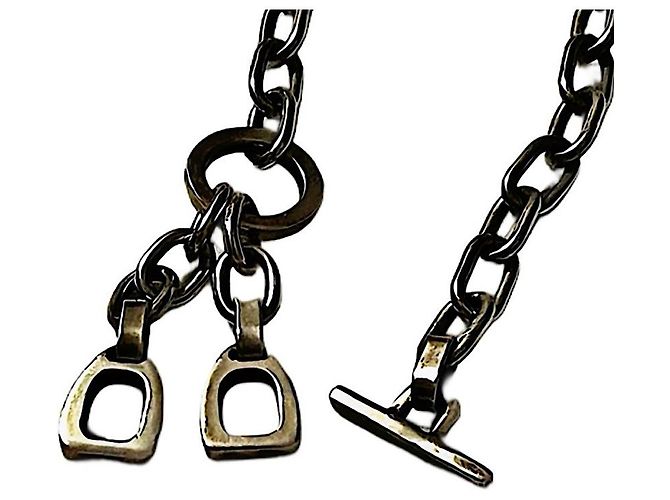 Collana a catena Gucci Tom Ford Ellipse in argento sterling - vista 4