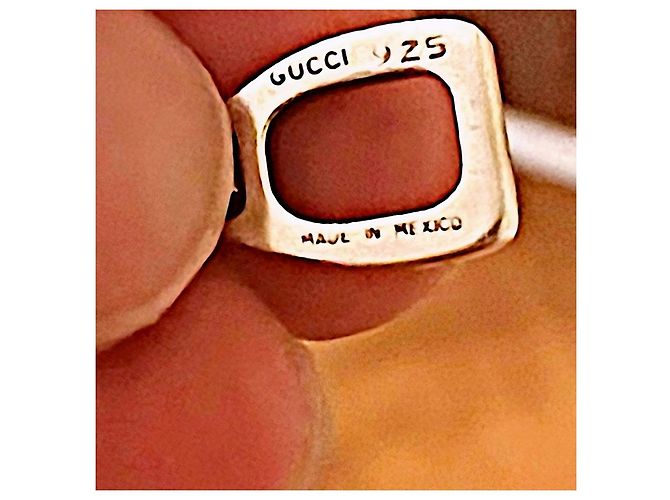 Collana a catena Gucci Tom Ford Ellipse in argento sterling - vista 7