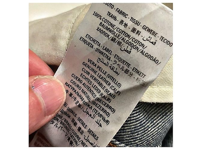 Gucci Bleach Processed Studded Distressed Denim Jeans Blue - view 11