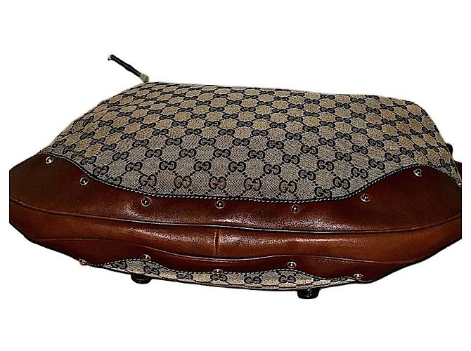 Dionysus Borsa a tracolla Gucci Frida Giannini Monogramma GG Bambù Beige - vista 6
