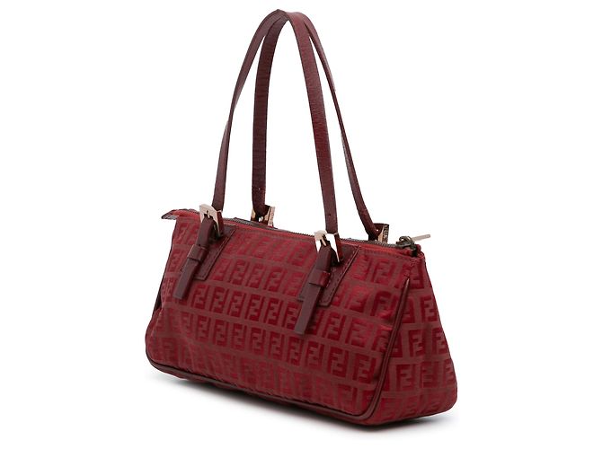 Borsa in tela Zucchino rossa Fendi Rosso - vista 2