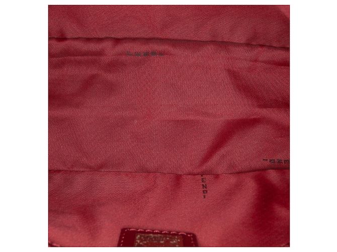 Borsa in tela Zucchino rossa Fendi Rosso - vista 4