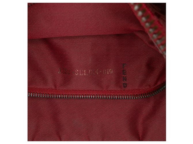 Borsa in tela Zucchino rossa Fendi Rosso - vista 6