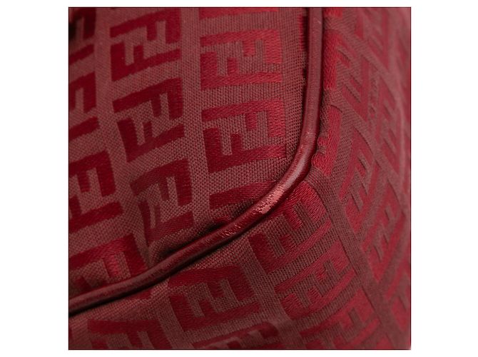 Borsa in tela Zucchino rossa Fendi Rosso - vista 9