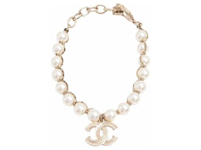 Timeless Bracciale Coco Mark di Chanel Bianco - vista 2