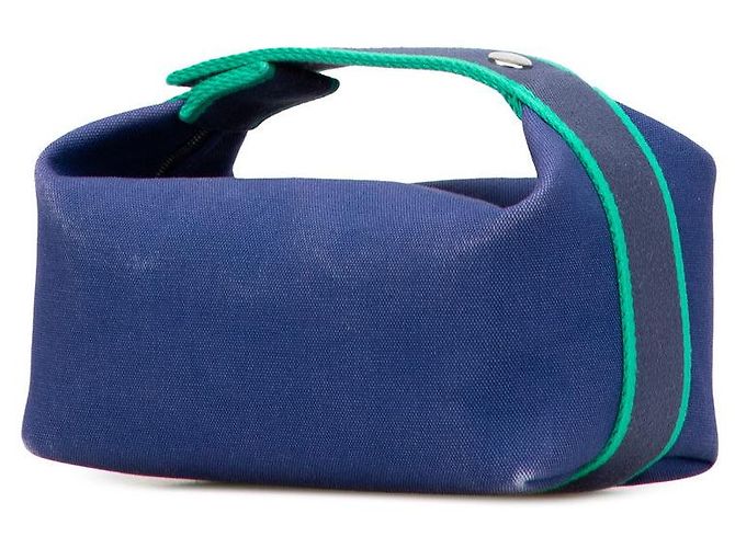 Borsa in cotone Bride a Brac di Hermès Blu - vista 2